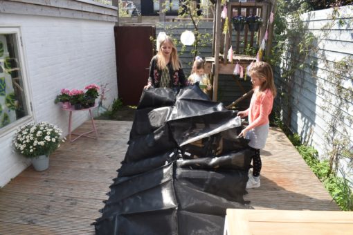 Verrassend Slimme trampoline in kleine stadstuin - Keeponstyling YT-33